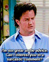 jutcherson:    Fangirl Challenge | [2/10] Male characters → Chandler Bing (Friends)
