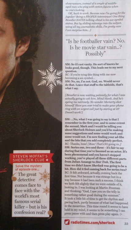 tookmyskull: thetimemoves: tookmyskull: tpejfkgvaema: sherlock in the christmas/new year issue of ra