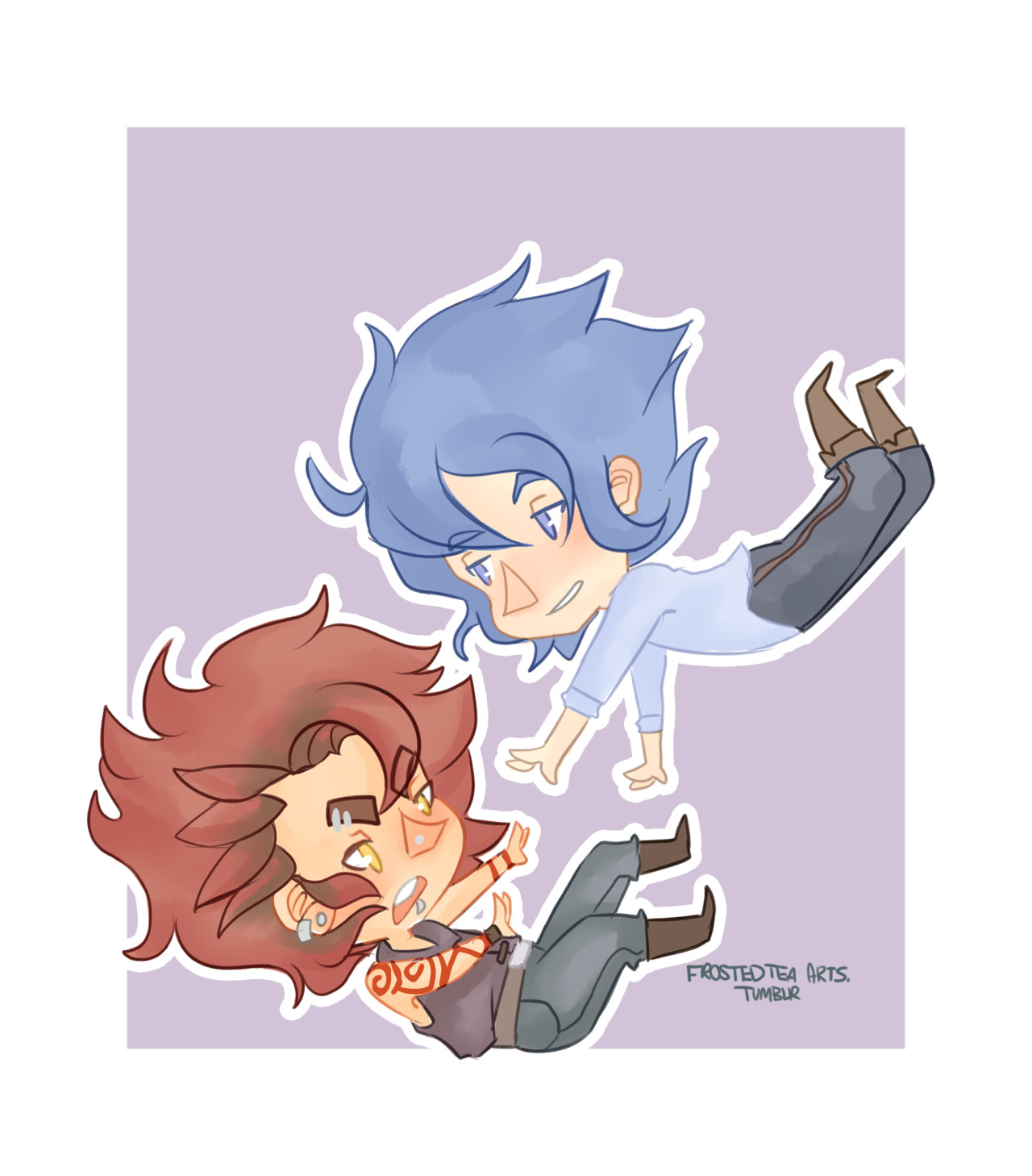 frostedtea-arts:  This turned out dumber than what I pictured it would be, all I