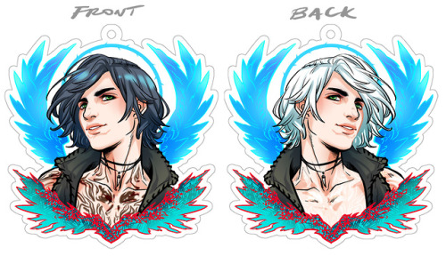 Damn you, Capcom… I’m back in. Lovin’ DMC5 *_*Charms and buttons up for preorder at my shop.