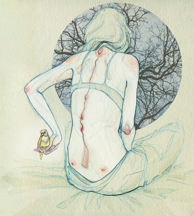 adarasanchez:  Now there’s a male version of the girl and the bird.I made it as