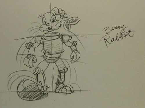 Concept art, model sheets, comic art, and render of Bunnie Rabbot from Sonic the Hedgehog.Album imgu