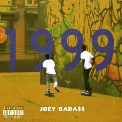 ill-static:  the-ocean-in-one-drop:  Joey Bada$$ - 1999 The album artwork and the original photo  does anybody know who’s on the other board?