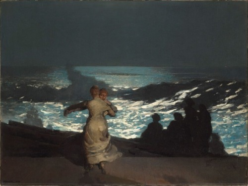 “Summer Night”, (USA,1890) Oil on canvas, ByWinslow Homer