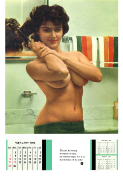 classicnudes:  Jean Jani, PMOM - July 1957, pictured in 1960 Calendar