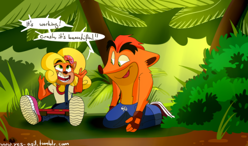 dedoarts: grimphantom2:  yes-asil: Crash might be called dumb on multiple occasions, but he has good ideas when it really matters Daawww   ow the feels! Too adorable! 