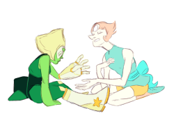 tiddie-time:  Last minute entry for today’s (yesterday’s?) Pearlidot Bomb theme: Redemption/Recovery It bothered me to heck and back when Amethyst threw away Peridot’s limb enhancers, those must have been important. I guess it would be a sign of