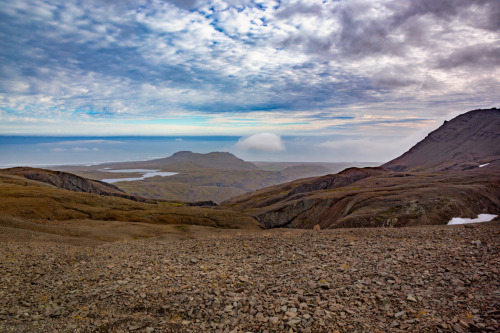 Jöklasl glacier - at the end of mountain road F985