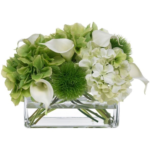 emiliblack41207:  Blooms by Diane James Hydrangea and Calla Lily Bouquet   ❤ liked