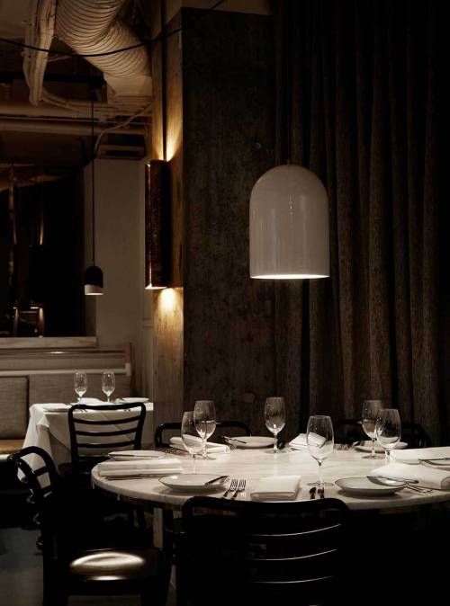 {Lovely lighting and appropriate mood - they were going for theatric, and I think this space has tha
