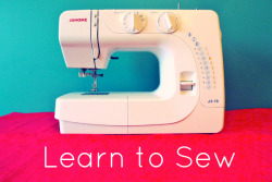 lascocks:  sewingtutorials:  Learn to Sew