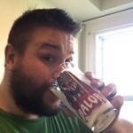 lasskickingwithstyle:  Let’s appreciate that Kevin’s Instagram profile pic is of him drinking milk from a Finn glass.