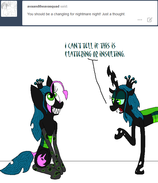 darkfiretaimatsu:  I should be saying something Monster Manual-esque about changelings,