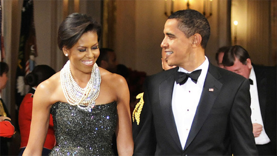 super-star-destroyer:  whitehouse:  President Obama at his final White House Correspondents’ Dinner: “Michelle hasn’t aged a day.  The only way you can date her in photos is by looking at me. Here we are in 2009. Here we are a few years later.