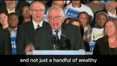 Sanders characterized his victory as a message to the nation’s elites