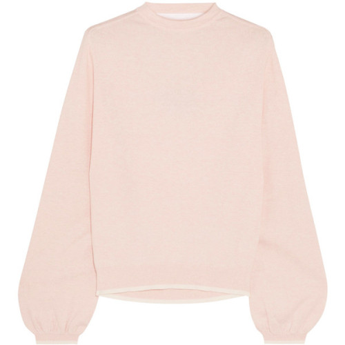 Victor Glemaud Cutout cotton-blend sweater ❤ liked on Polyvore (see more cutout tops)