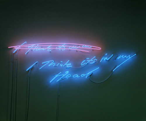 acehotel:  Tracey Emin, I Think it’s in My Head, 2002. 