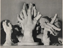 black-hands:  Studies of hands by Rodin.Found