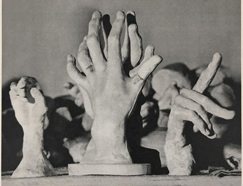 Sex black-hands:  Studies of hands by Rodin.Found pictures