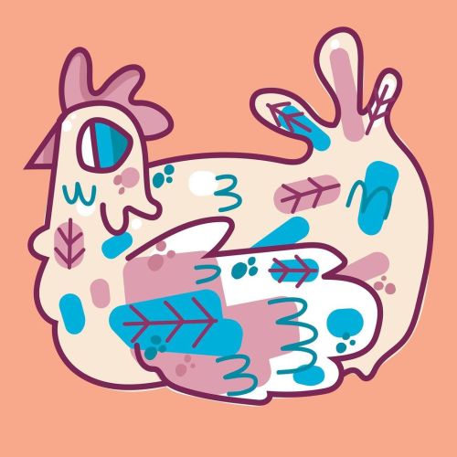 this chicken is trans and i love them very much. one of my fav birds thus far #adobeillustrator #dig