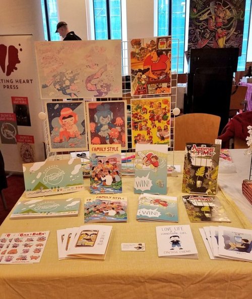 Thanks for a great first day at TCAF!! I sold out of copies of @familystylezine and only have a few 