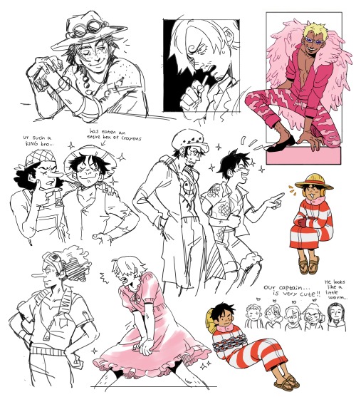 I Return! With Sketches. Here's Some Op Sketches From 2024 (and A Few From 23) I Hope You Guys Have A