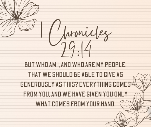 godlovesyou biblejournaling “But who am I, and who are my people, that we should be able to give a