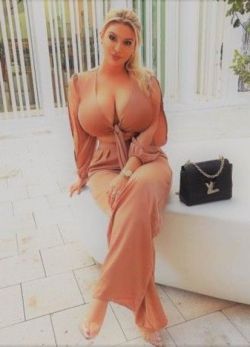 thebiggestever:  “All you have to do is not cum when you untie my top and these tits are all yours.  Think you can pull one string and hold off blowing your load?”