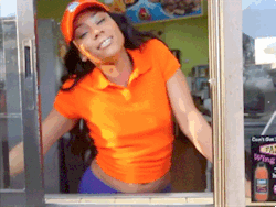 iheartthatass:  mydickalwayshard:  afro-orgasm:   for the the whole video http://m.xhamster.com/movies/2814238/black_fast_food_slut_gets_pounded_behind_the_counter.html  Jayla Starr iHeartThatAss.tumblr.com