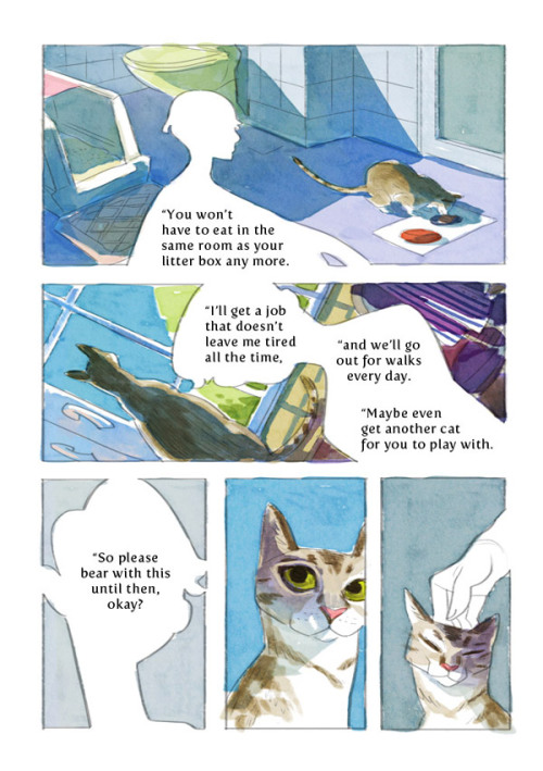 happyhealthyhopeful:  lalage:  cat comic  why did this make me cry?