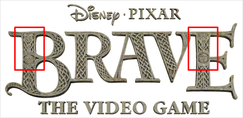 disneyaddictgirl:carterscarting:Brave.In the Brave title, THERE’S A HIDDEN MERIDA AND ELINOR :