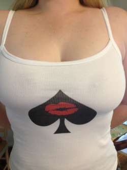 hotwifeforbbc:  My shirt for today, say hello if you see me. 