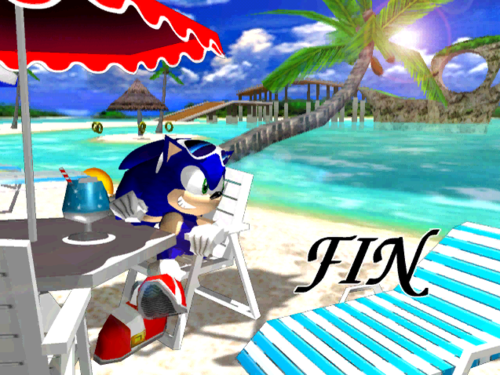 clonedelta:  All of the Sonic Adventure ‘Fin’ pics. 