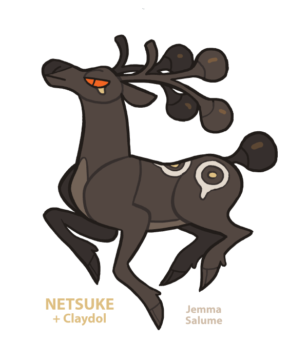 oxboxer:  STANTLER SPLICES!As a follow-up for my Girafarig Crossbreeds, I wanted