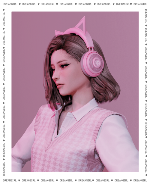♡ kitty headphones ♡ new mesh by dreamgirlheadphones - 1 swatchcategory - hatdo NOT re-upload and or