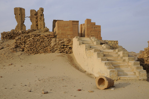 Greek-roman temple pf Karanis, Egypt, First images made by Ubisoft for the game Assassin’s Creed, 