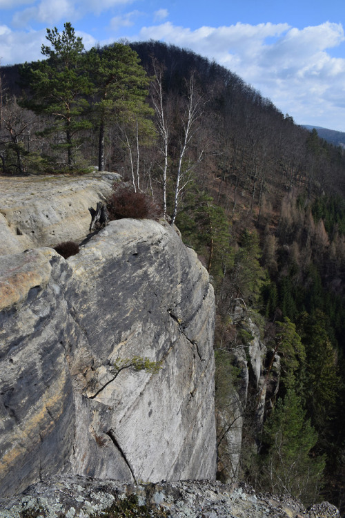 on-misty-mountains:‘Cowshed’, Saxon Switzerland, Germany | Kuhstall, Sächsische SchweizA picture can