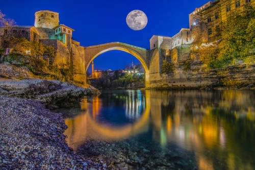 Mostar Bridge by gürcan kadagan Camera: Canon EOS 70D