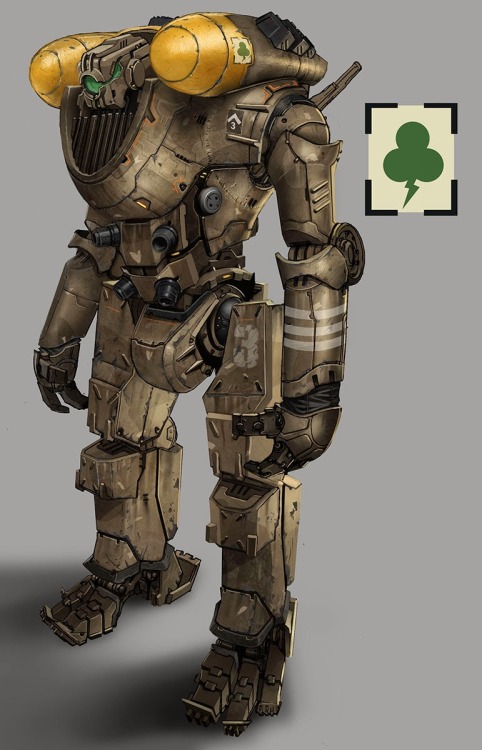 bighatdino:  Romeo Blue & Horizon Brave, Jaegers designed by Francisco Ruiz Velasco. 