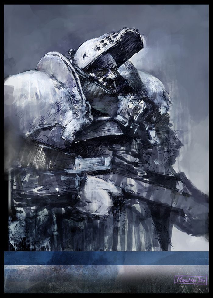 bellatorinmachina:  by Masahiro ItoAcid Buffer Zone