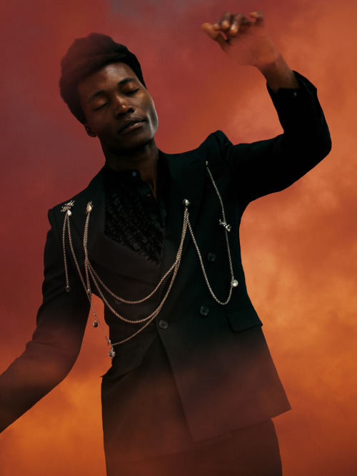 davidspixelchaos:  Benjamin Clementine for Wonderland Magazine, Fall Issue, by me.  Styled by Matthe