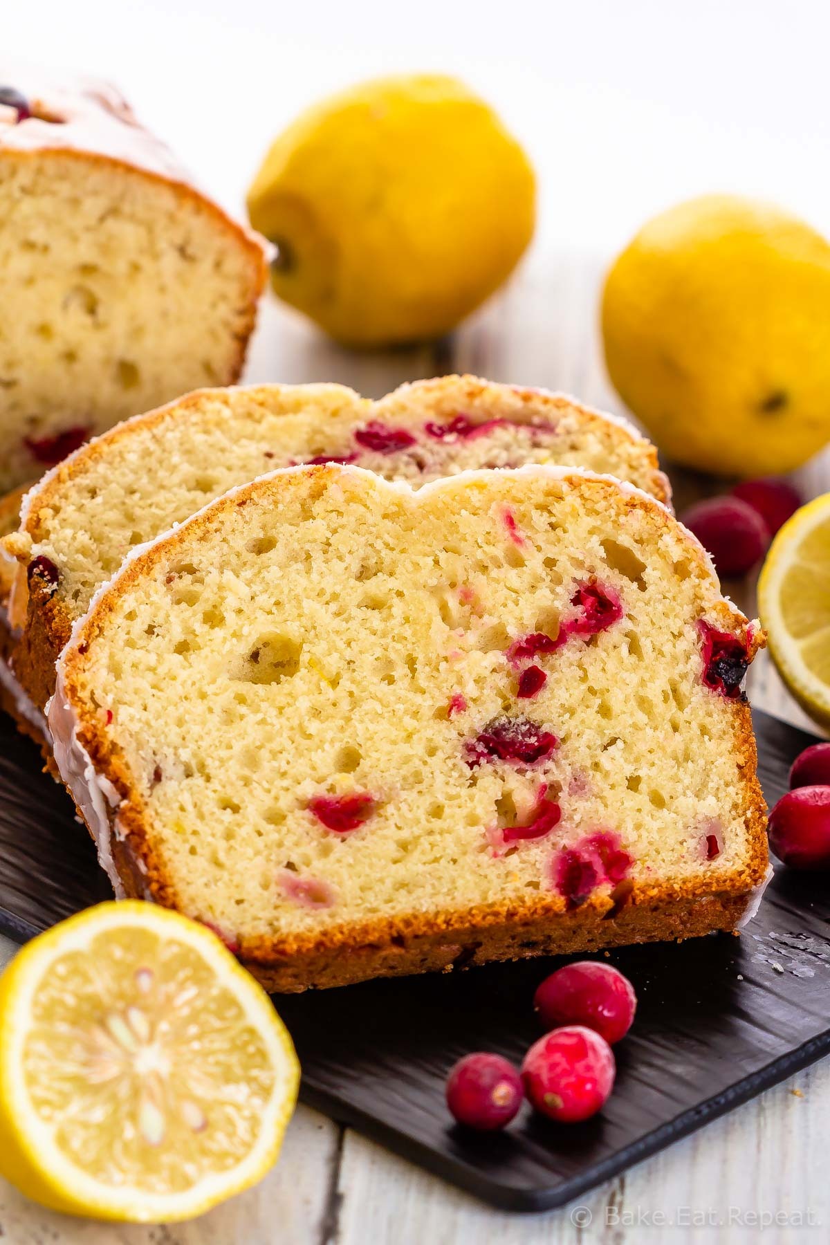 This lemon cranberry bread is quick and easy to make. It’s filled with ...