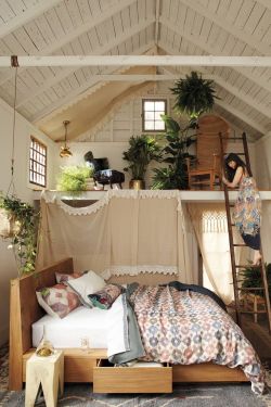 Chasingthegreenfaerie:  (Via (149) Cozy Loft | Dream House | Pinterest | Loft, Beds