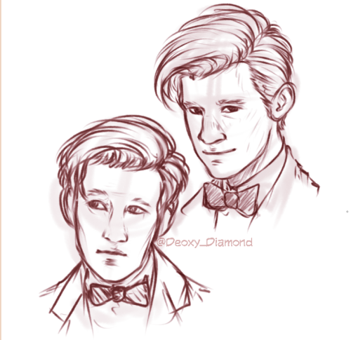 Matt Smith the Doctor sketchs - https://twitter.com/Deoxy_Diamond