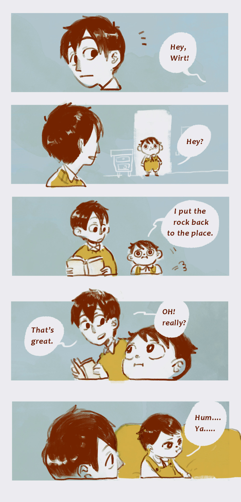 twohairs:＂Anything I said except your face .＂My English is not that good so I