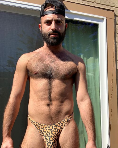 Corona Body Hair Chronicles: Cheetah Love#gay #selfie #thirsty #hairy #scruff #beard #instagay #inst
