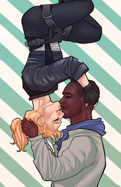 Enough people have been reblogging my old Parker/Hardison art that I was physically compelled to cre