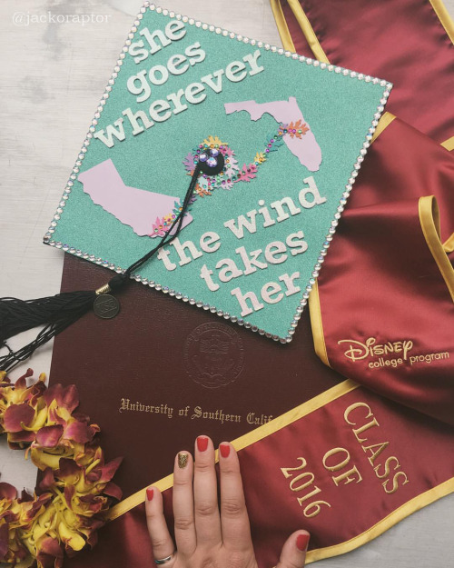 My graduation accessories were, of course, Disney inspired.