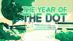 Fakesuepisodes:  The Year Of The Dot The Gang Surprises Peridot With A Party Commemorating