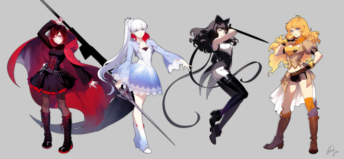 if-you-see-a-stranger:Team RWBY: Then and Now